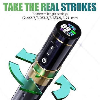 Amazon.com: Mast Flip3 Tattoo Gun Kit Wireless Machine 7